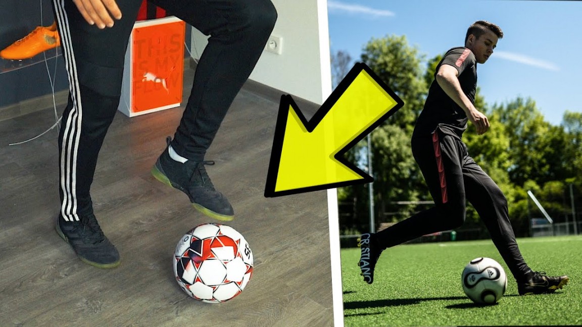 Fußball Technik Training ZUHAUSE -  Übungen für mehr Ballgefühl!